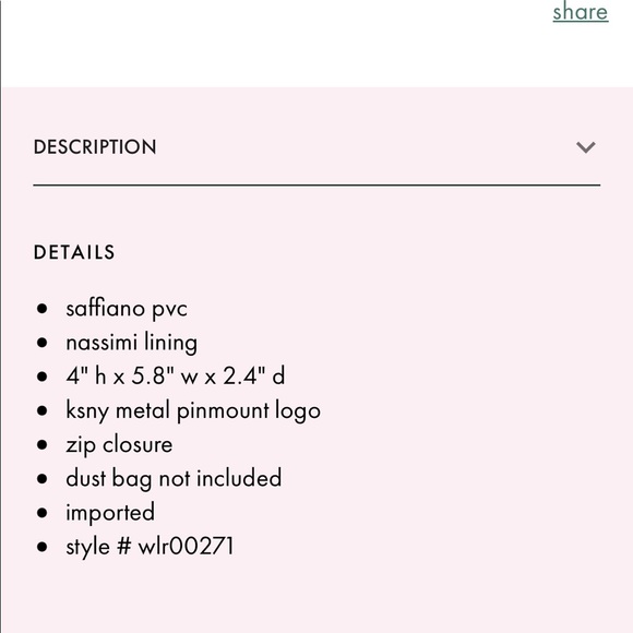 NWT Kate Spade small cosmetic case - Picture 3 of 7